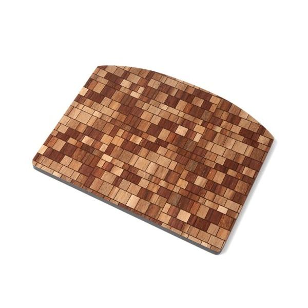 Tsuyuki Woodworks Large Mouse Pad – w,c,p Design (Yosegi Marquetry), Japan