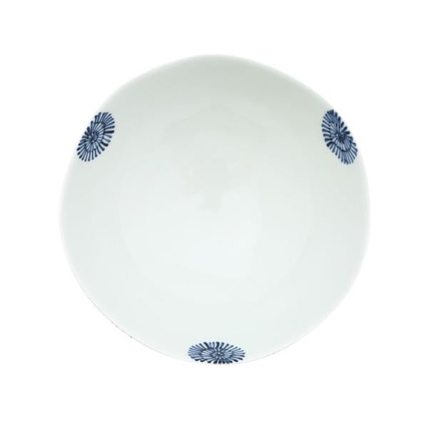 Souta Kiln Sometsuke 9-Inch Bowl – Tako-Karakusa Arabesque, Saga Japan