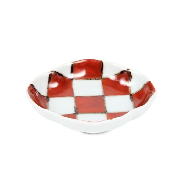 Souta Kiln Oval Hime Small Plate – Sometsuke Blue Ichimatsu Check Pattern, Saga Japan