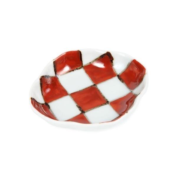 Souta Kiln Oval Hime Small Plate – Sometsuke Blue Ichimatsu Check Pattern, Saga Japan