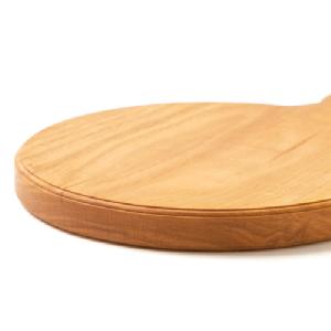 woodpecker Wild Cherry Wood Cutting Board – Round, Gifu Japan