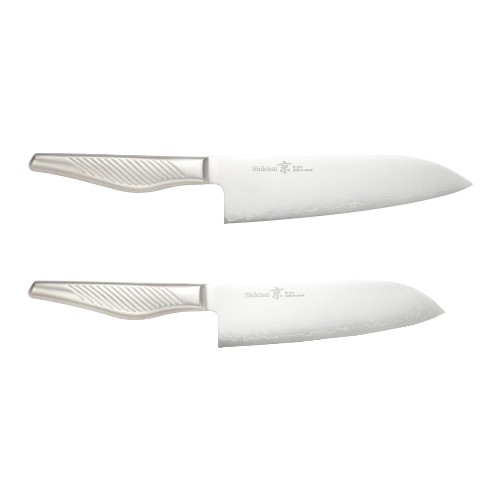 Shizu Hamono Kyoto Triple-Layer Steel Santoku Knife – 180mm, Gifu Japan