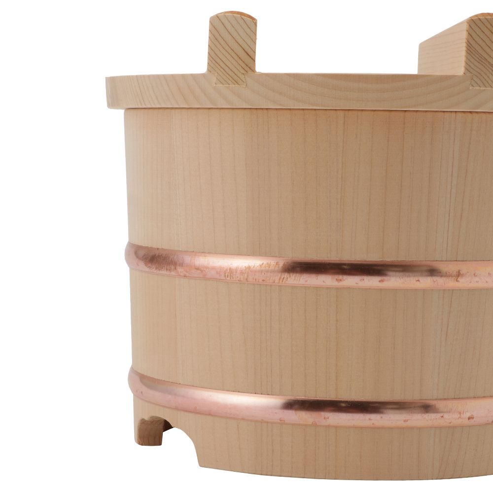 Yamaichi Paulownia Rice Box for Two – with Shamoji, Kiso Nagano Japan
