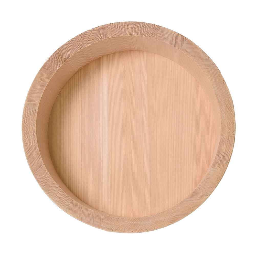 Yamaichi Wooden Sushi Rice Mixing Tub (Hangiri) – 30cm, Kiso Nagano, Japan
