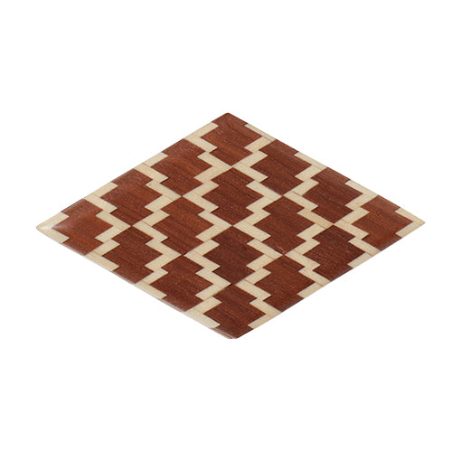 Tsuyuki Woodworks Goko Box – Matsukawabishi Pattern (Yosegi Marquetry), Japan