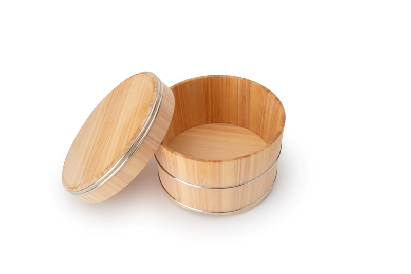 Load image into Gallery viewer, 【Nakagawa Mokkougei】 Ohitsu/ Wooden rice container/ L size (4 go of rice)
