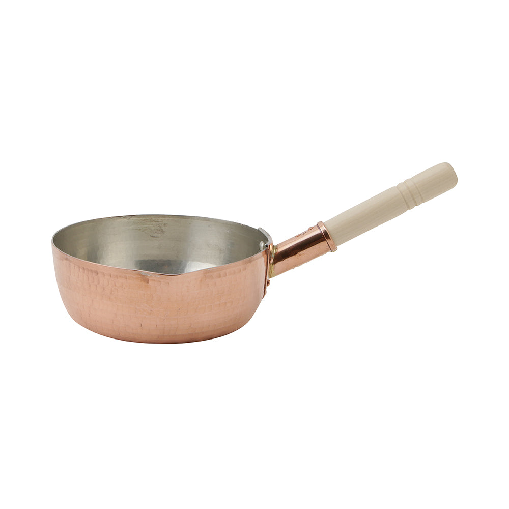 【Nakamura Douki】Copper pot/ Yukihira pot/ 18cm