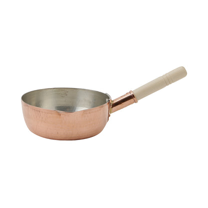 【Nakamura Douki】Copper pot/ Yukihira pot/ 18cm