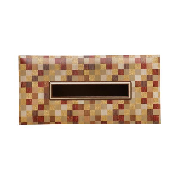 Tsuyuki Woodworks Tissue Box – Yosegi Marquetry, Japan