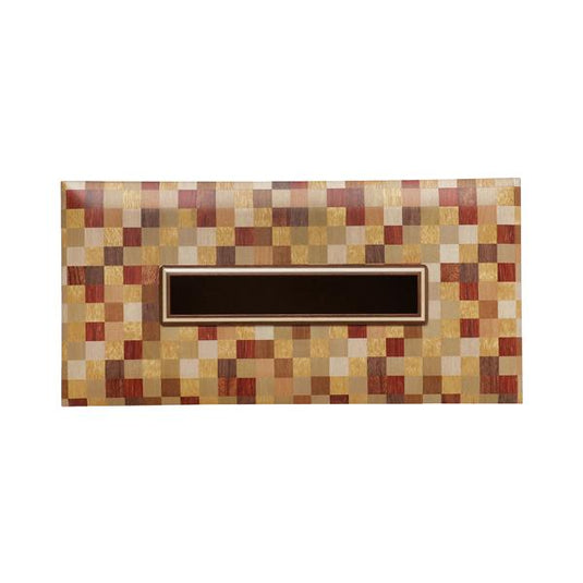 Hakone Wood Mosaic Work / Tissue Box / Koyosegi/ Kikkoasa/ Ichimatsu/ 3 Colors