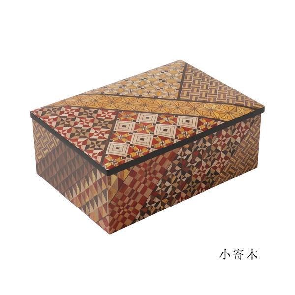 Tsuyuki Woodworks Small Accessory Box 5-Sun – Full Pattern Yosegi Marquetry, Japan