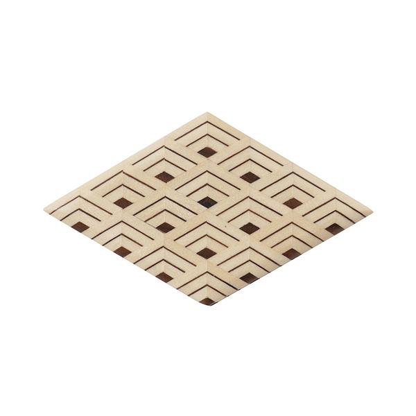 Load image into Gallery viewer, Hakone Wood Mosaic Work Small Container / Seigaiha / Gosu / 6 Colors
