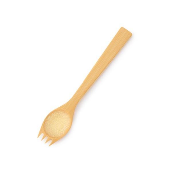Bamboo Forked Spoon / 17cm / Kai Nobuo Koubou
