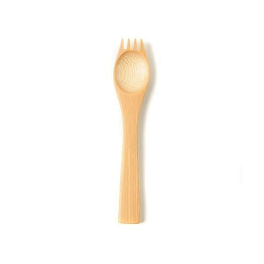 Bamboo Forked Spoon / 13cm / Kai Nobuo Koubou