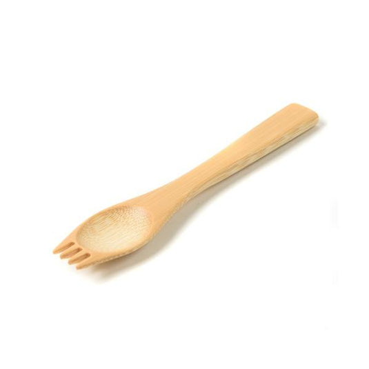 Bamboo Forked Spoon / 13cm / Kai Nobuo Koubou