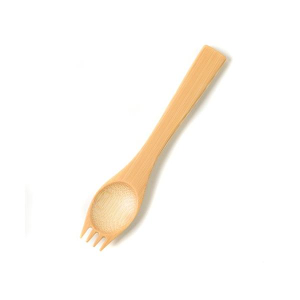 Bamboo Forked Spoon / 13cm / Kai Nobuo Koubou