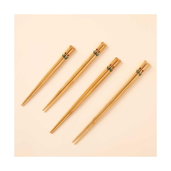 Ouchi Kogei Children's Chopsticks with Floral Design, Oita Japan