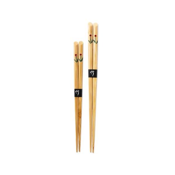 Ouchi Kogei Children's Chopsticks with Floral Design, Oita Japan