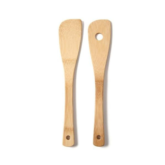Ouchi Kogei Wooden Cooking Spatula – Solid / Slotted, Oita Japan