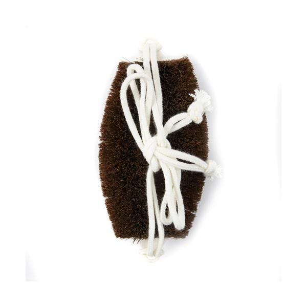 Yamamoto Katsunosuke Shoten “Kaneichi” Shuro Health Tawashi Brush – Large/Thick, Japan