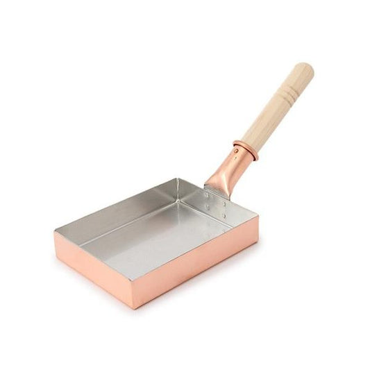 Nakamura Douki Copper Tamagoyaki Pan – 12cm Rectangular,Japan