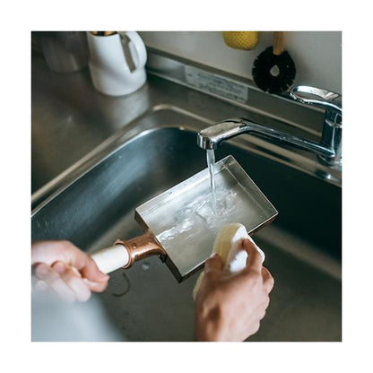 Nakamura Douki Seisakusho Copper Tamagoyaki Pan 12cm – Japanese Copper Omelette Pan, Handcrafted in Japan