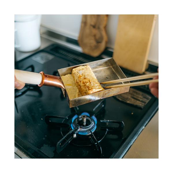 Nakamura Douki Seisakusho Copper Tamagoyaki Pan 12cm – Japanese Copper Omelette Pan, Handcrafted in Japan