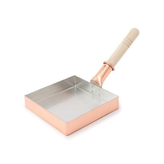 Nakamura Douki Copper Tamagoyaki Pan – 15cm Square, Japan