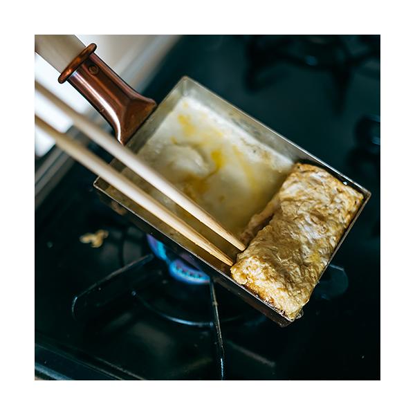 Nakamura Douki Copper Tamagoyaki Pan – 15cm Square, Japan