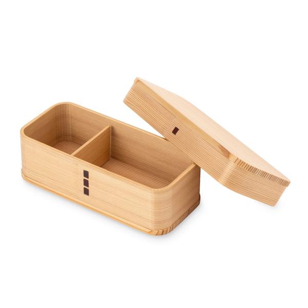 Load image into Gallery viewer, Square wood lunch box / 720ml
