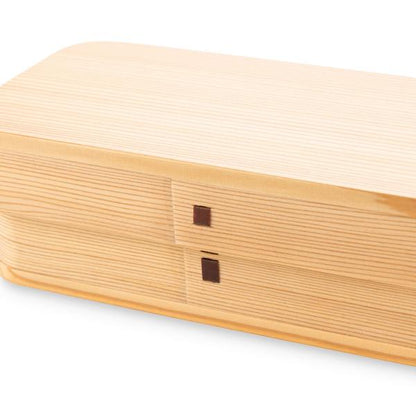 Hakata Magemono Tamaki Rectangular Bento Box with Fitted Lid – Japan