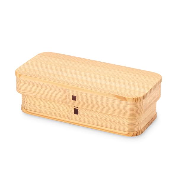 Square wood lunch box / 720ml