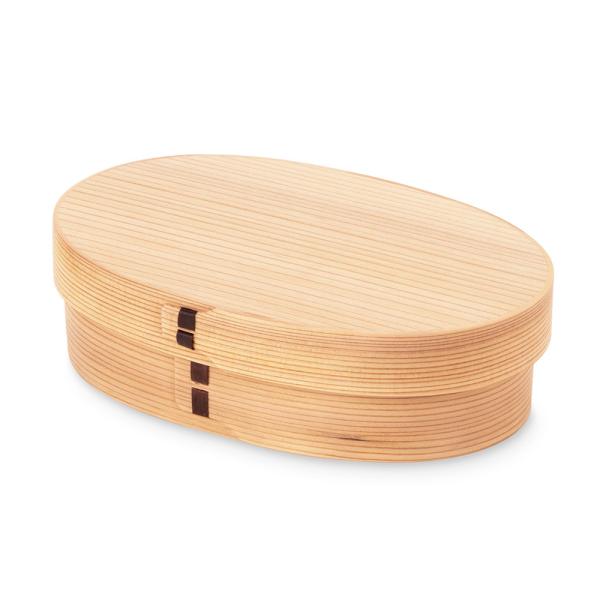 Oval wood lunch box / 490ml