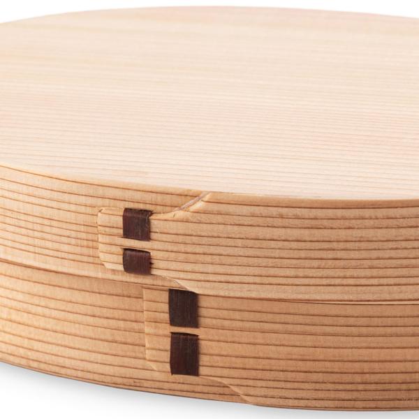 Load image into Gallery viewer, Oval wood lunch box
