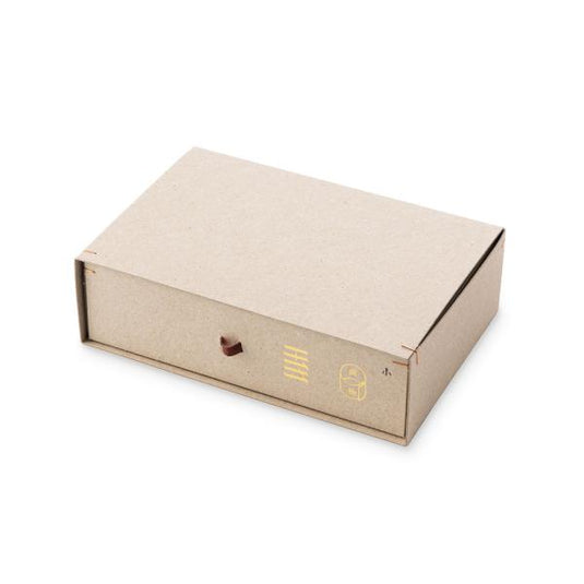 Oval wood lunch box