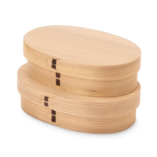 Load image into Gallery viewer, Oval wood lunch box
