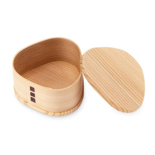 Oval Wood Lunch Box / Rice ball box