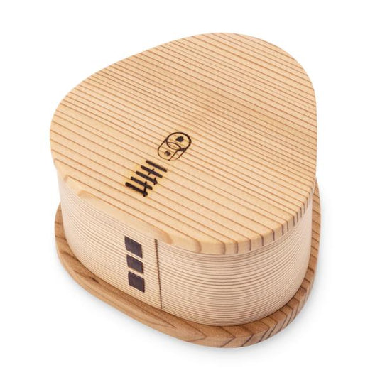 Oval Wood Lunch Box / Rice ball box