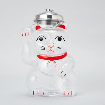 Hirota Glass Maneki Neko Candy Jar – Large, Tokyo Japan