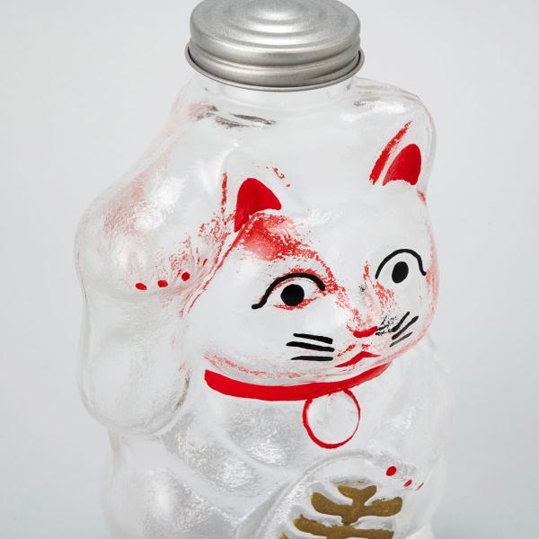 Hirota Glass Maneki Neko Candy Jar – Small, Tokyo Japan