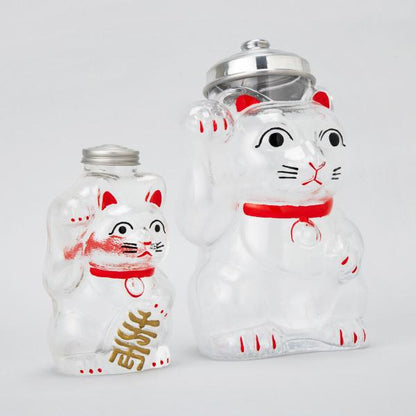 Hirota Glass Maneki Neko Candy Jar – Small, Tokyo Japan