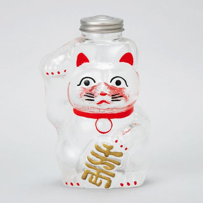 Hirota Glass Maneki Neko Candy Jar – Small, Tokyo Japan