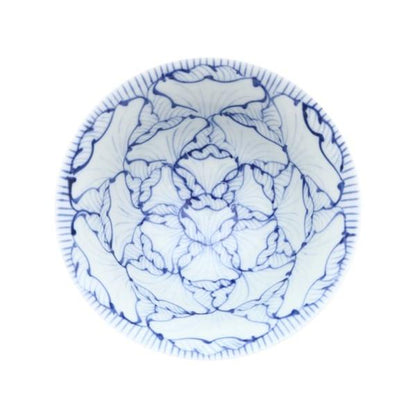 Souta Kiln Hime Rice Bowl – Large & Small, Petal Pattern, Saga Japan