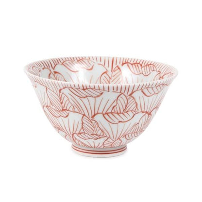 Souta Kiln Hime Rice Bowl – Large & Small, Petal Pattern, Saga Japan