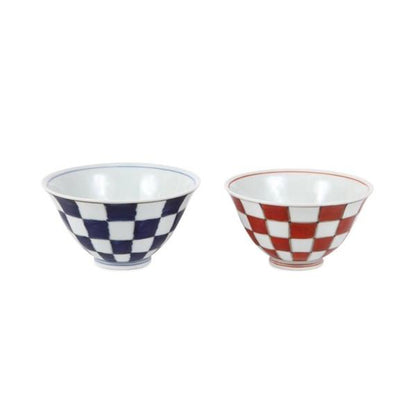 Souta Kiln Ichimatsu Hime Rice Bowl – Large & Small, Saga Japan