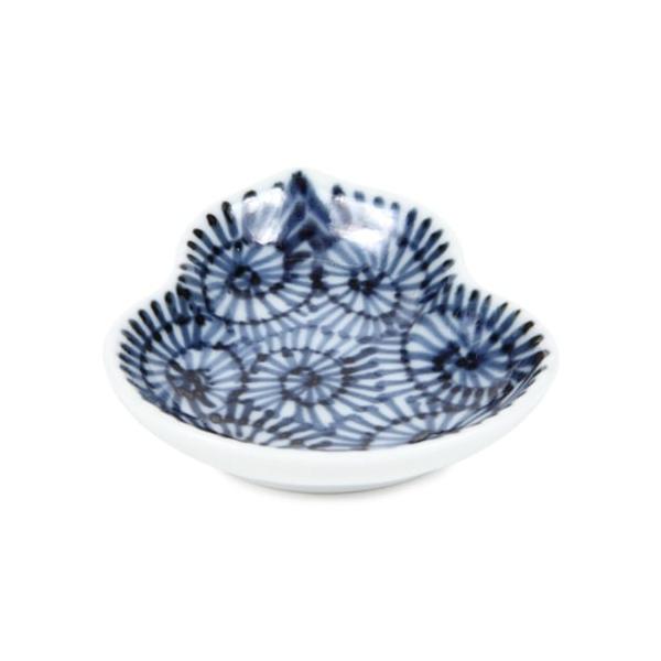 Souta Kiln Sometsuke Gourd-Shaped Hime Small Plate – Tako-Karakusa Arabesque, Saga Japan