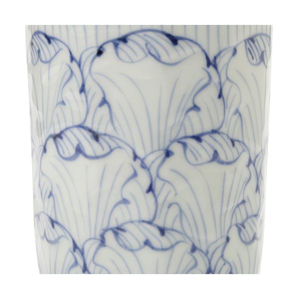 Souta Kiln Faceted Yunomi Teacup – Petal Pattern, Saga Japan