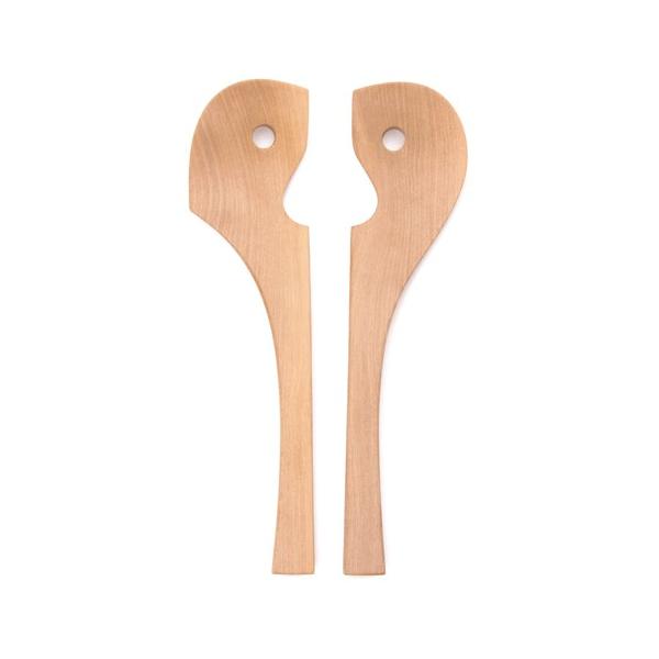 Kai Nobuo Studio Wooden Salad Servers “Katarai” – Made in Japan, Oita