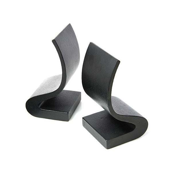 Curved shaped Bookend (a two-piece set)
