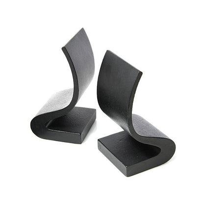 Curved shaped Bookend (a two-piece set)